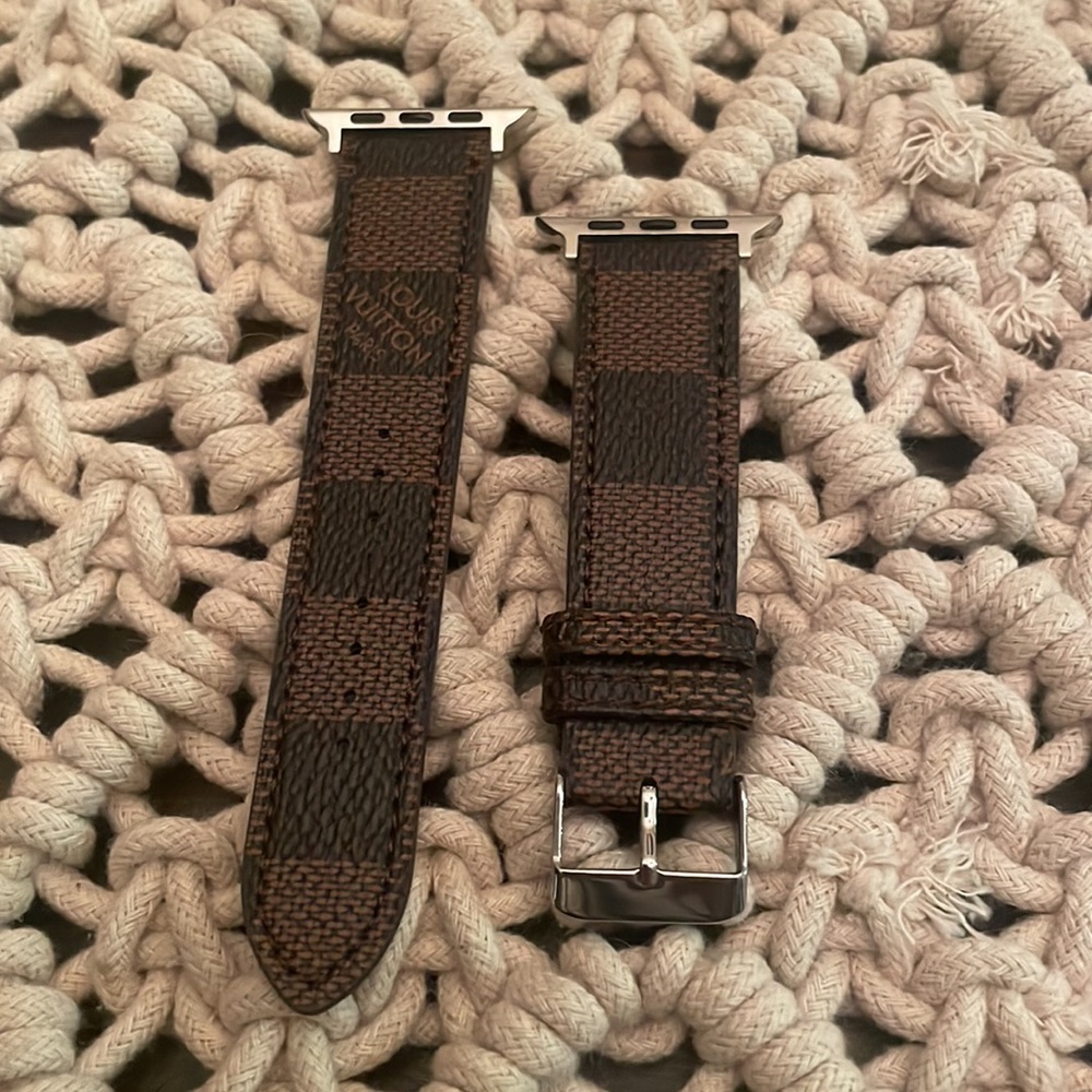 Apple Watch Strap band brown Damier 42/44/45